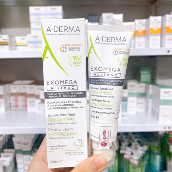 A-Derma kem Dưỡng Ẩm Chuyên Biệt Dành Cho Da Khô, Da Cơ Địa & Dị Ứng Exomega Allergo Emollient Balm - Hình ảnh 7