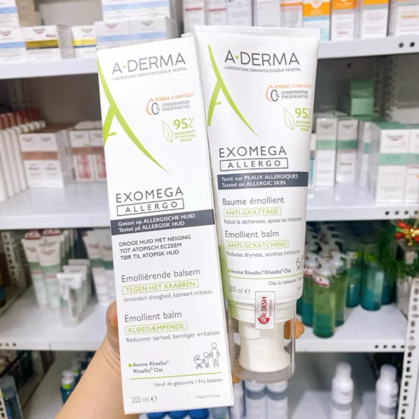 A-Derma kem Dưỡng Ẩm Chuyên Biệt Dành Cho Da Khô, Da Cơ Địa & Dị Ứng Exomega Allergo Emollient Balm - Hình ảnh 6