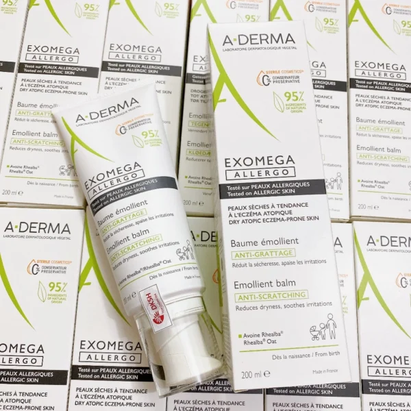 A-Derma kem Dưỡng Ẩm Chuyên Biệt Dành Cho Da Khô, Da Cơ Địa & Dị Ứng Exomega Allergo Emollient Balm