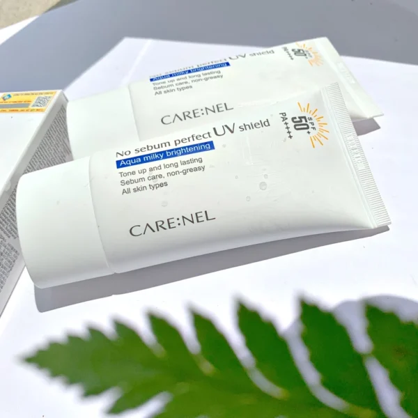 Kem Chống Nắng Care:Nel No Sebum Perfect UV Shield Trắng Sáng Da SPF50+/PA++++ 50ml - Hình ảnh 4