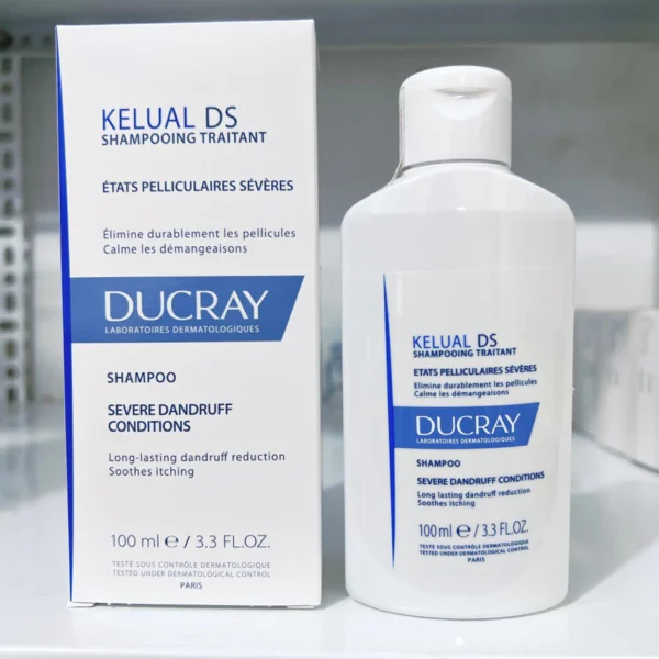 Ducray - Dầu Gội Làm Sạch Gàu, Dịu Ngứa Và Đỏ Da Ducray Kelual DS Shampoo 100ml - Hình ảnh 7