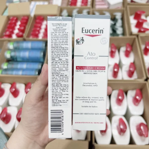 EUCERIN Kem Dưỡng Giảm Ngứa, Đỏ Da Eucerin Ato Control Acute Care 40m - Hình ảnh 6