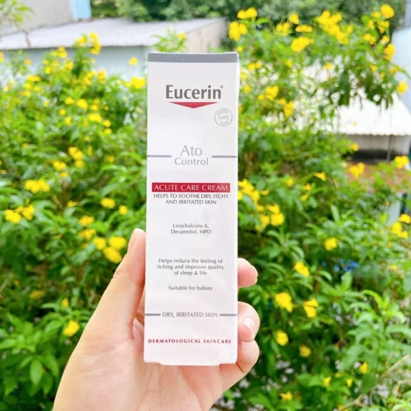EUCERIN Kem Dưỡng Giảm Ngứa, Đỏ Da Eucerin Ato Control Acute Care 40m - Hình ảnh 2