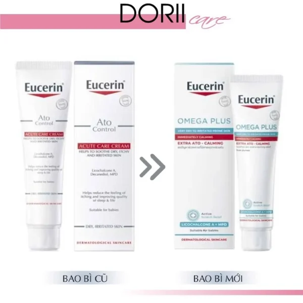 EUCERIN Kem Dưỡng Giảm Ngứa, Đỏ Da Eucerin Ato Control Acute Care 40m