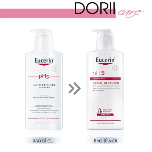 Sữa Rửa Mặt Eucerin PH5 Facial Cleanser Da Nhạy Cảm (400ml)