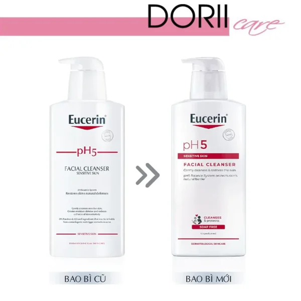 Sữa Rửa Mặt Eucerin PH5 Facial Cleanser Da Nhạy Cảm (400ml)