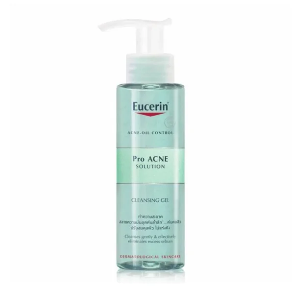 Eucerin Sữa Rửa Mặt Dạng Gel Dành Cho Da Nhờn Mụn ProAcne Cleansing 200ml - Hình ảnh 4