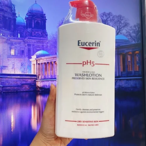 Eucerin Sữa Tắm Dạng Gel pH5, Cho Da Nhạy Cảm (Có Mùi) Eucerin pH5 Washlotion 1000ml