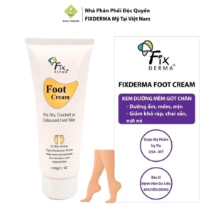 Kem Dưỡng Mềm Mịn, Chống Nứt Nẻ Gót Chân Fixderma Foot Cream 60g