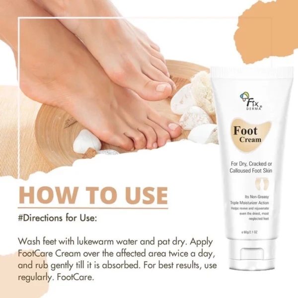 Kem Dưỡng Mềm Mịn, Chống Nứt Nẻ Gót Chân Fixderma Foot Cream 60g - Hình ảnh 2