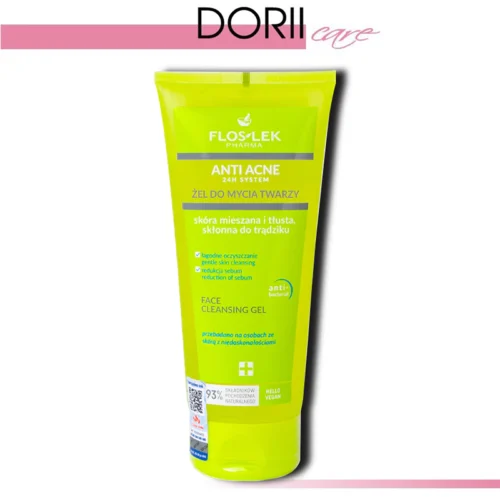 Floslek Pharma Gel Rửa Mặt Ngừa Mụn Antibacterial Face Cleansing Gel 200ml