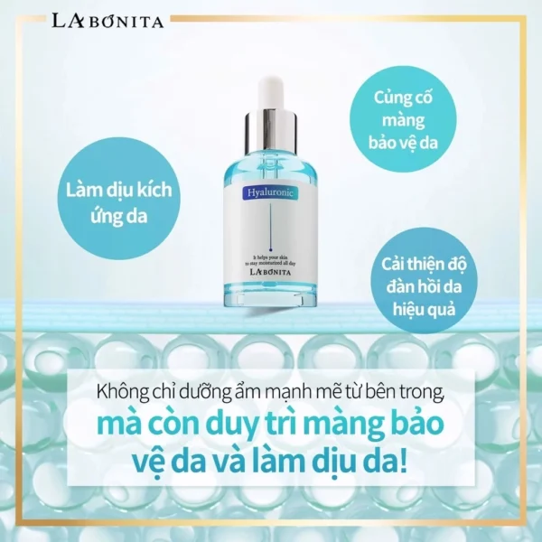 LaBonita Serum HA Dưỡng Ẩm Và Phục Hồi Da Vital Hyaluronic Acid Serum 50mL - Hình ảnh 6