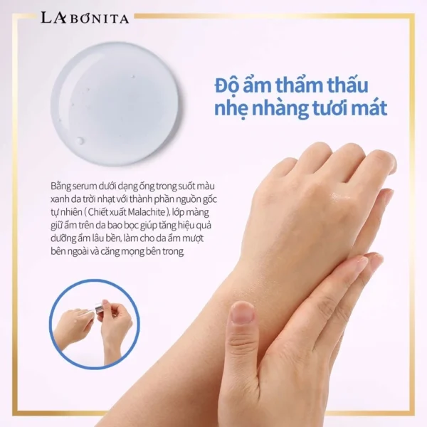 LaBonita Serum HA Dưỡng Ẩm Và Phục Hồi Da Vital Hyaluronic Acid Serum 50mL - Hình ảnh 5