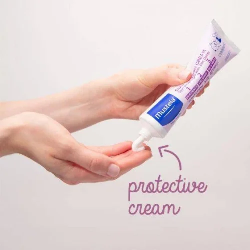 Mustela Kem Dưỡng Da Cho Vùng Hăm Tả Mustela Vitamin Barrier Cream 100ml