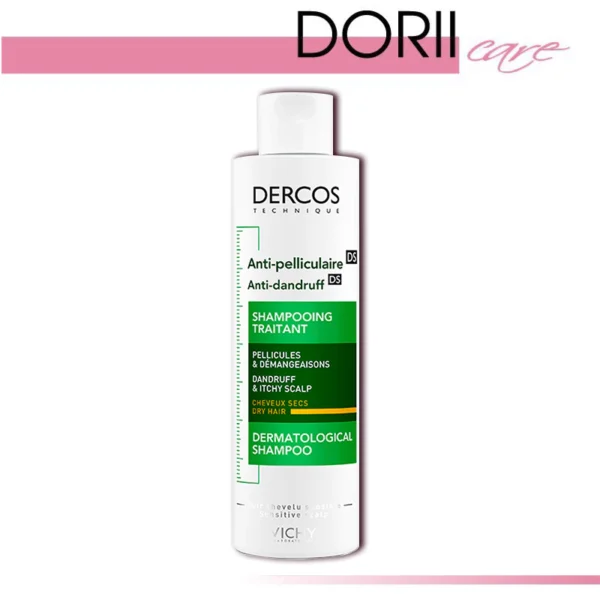 Dầu Gội Vichy Dercos Anti Dandruff Sạch Gàu Cho Da Đầu Dầu, Ngứa 200ml