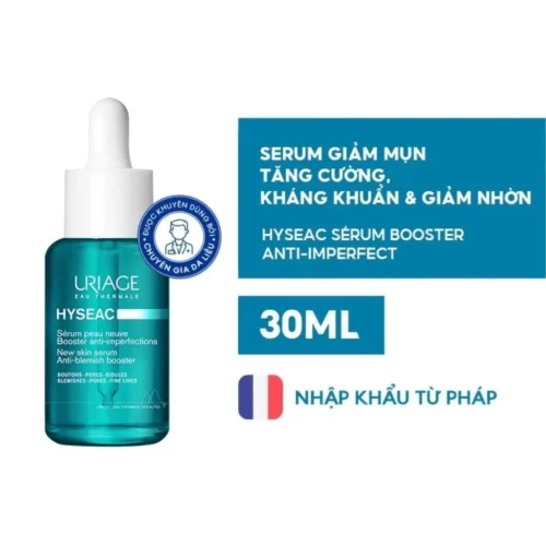 Serum Uriage Giúp Giảm Mụn Và Thâm Mụn Hyseac Sérum Peau Neuve Booster Anti-Imperfections 30ml