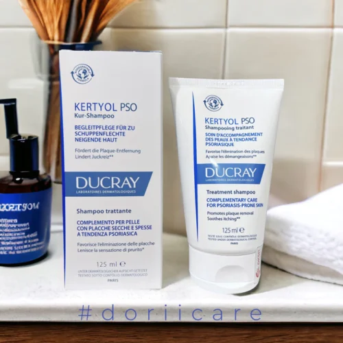 [Chính Hãng] Ducray Kertyol P.S.O Shampoo (125ml) Dầu Gội Ngăn Ngừa Gàu Mảng, Vảy Nến tặng khăn giấy