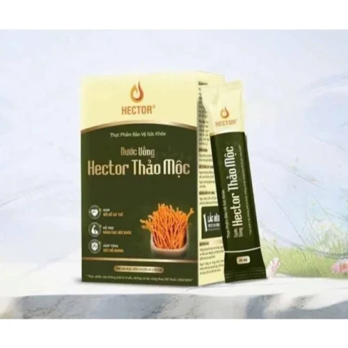 HECTOR Nước uống Thảo mộc thiên nhiên hỗ trợ sức khoẻ dạng gói (25ml x10 gói)