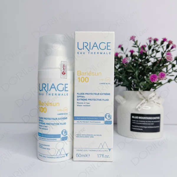 URIAGE Sữa Chống Nắng Sáng Da Mỏng Nhẹ BARIÉSUN 100 FLUIDE PRO EXTRÈME SPF50+ 50ml - Hình ảnh 3