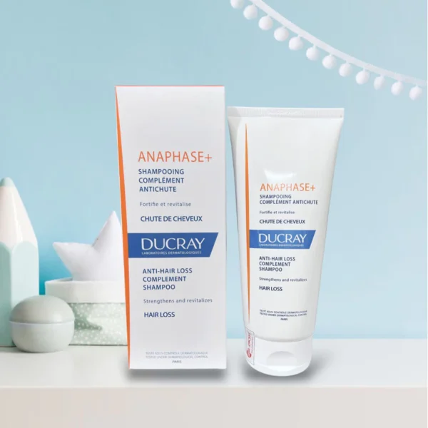 Dầu gội bổ sung dưỡng chất ngăn rụng tóc Ducray Anaphase+ Shampoo 200ml tặng khăn giấy - Hình ảnh 3