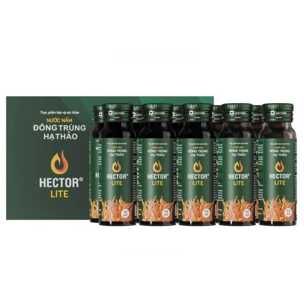 HECTOR Lite - Nước Nấm Đông Trùng Hạ Thảo hỗ trợ sức khoẻ (Xanh Lá) - Hình ảnh 3