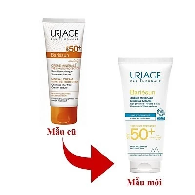 (Date 2/2026) Uriage Kem Chống Nắng Vật Lý Cho Da Nhạy Cảm Bariésun Spf50+ Crème Minérale 100ml - Hình ảnh 4