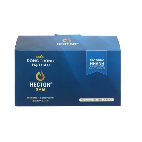 HECTOR Sâm - Nước Đông Trùng Hạ Thảo Giúp Tăng Sức Đề Kháng ( Xanh dương) - Hình ảnh 4