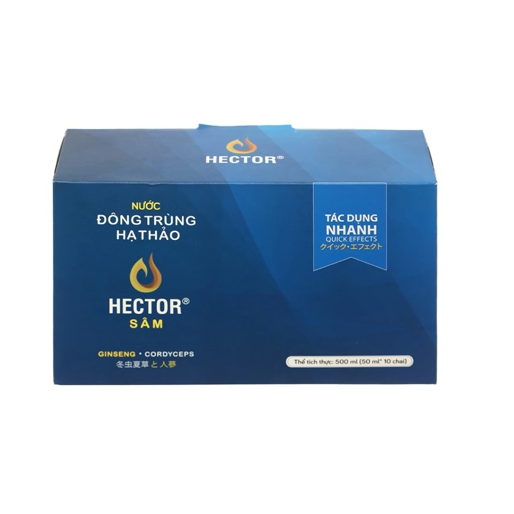HECTOR Sâm - Nước Đông Trùng Hạ Thảo Giúp Tăng Sức Đề Kháng ( Xanh dương) - Hình ảnh 4
