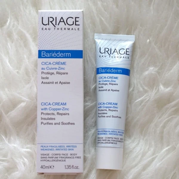 Uriage Bariederm Cica-Creme - Kem dưỡng cho da kích ứng 40ml (date 2026) - Hình ảnh 5