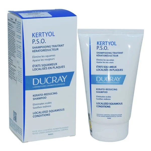 [Chính Hãng] Ducray Kertyol P.S.O Shampoo (125ml) Dầu Gội Ngăn Ngừa Gàu Mảng, Vảy Nến tặng khăn giấy - Hình ảnh 5