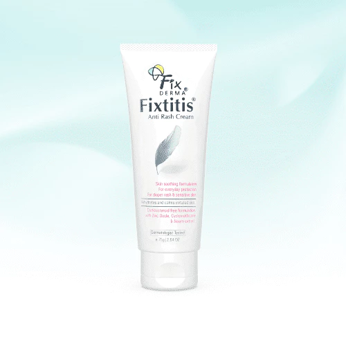 Kem Chống Hăm FIXDERMA Fixtitis Giảm Ngứa, Viêm Da, Giúp Dưỡng Ẩm Và Làm Dịu Da 75g