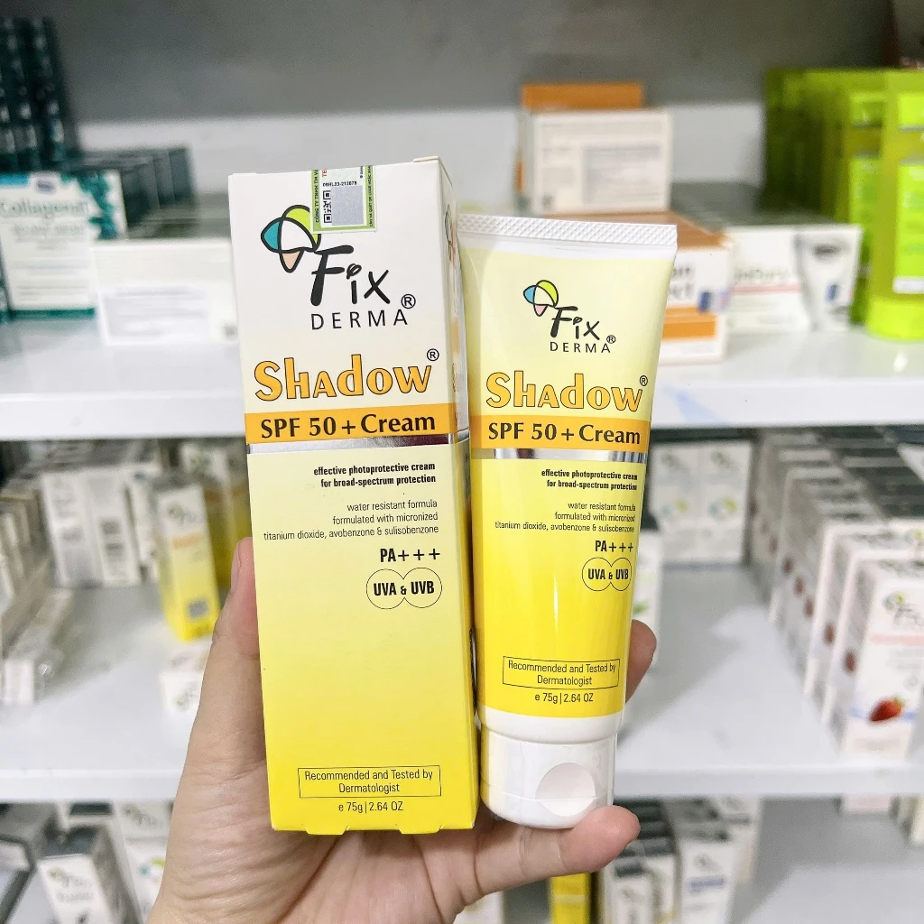 (Date 2027) Kem Chống Nắng Fixderma Shadow SPF 50+ (75g) + Quà Tặng - Ảnh 2