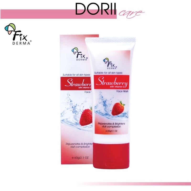 SỮA RỬA MẶT GIẢM MỤN, GIẢM NHỜN FIXDERMA STRAWBERRY FACE WASH 75G - Ảnh 2