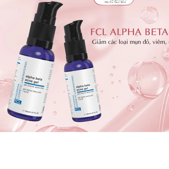 Gel Chấm Giảm Mụn Fixderma Giúp Thông Thoáng Lỗ Chân Lông, Điều Tiết Bã Nhờn Alpha-Beta Acne Gel 30ml - Ảnh 2