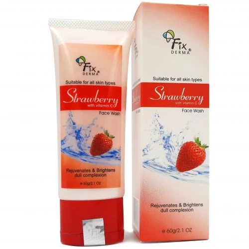 SỮA RỬA MẶT GIẢM MỤN, GIẢM NHỜN FIXDERMA STRAWBERRY FACE WASH 75G - Ảnh 4