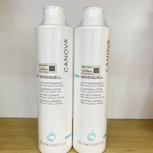 Sữa tẩy trang CANOVA Sensiquell – Cleansing Lotion cho da nhạy cảm 250ml