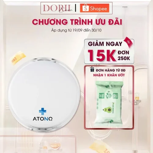 ( Date 7/2026) Cushion Chống Nắng Thuần Chay Oxygen Atono2 SPF50 PA++++ Cho Bé 6M+ (16 gram) tặng khăn ướt