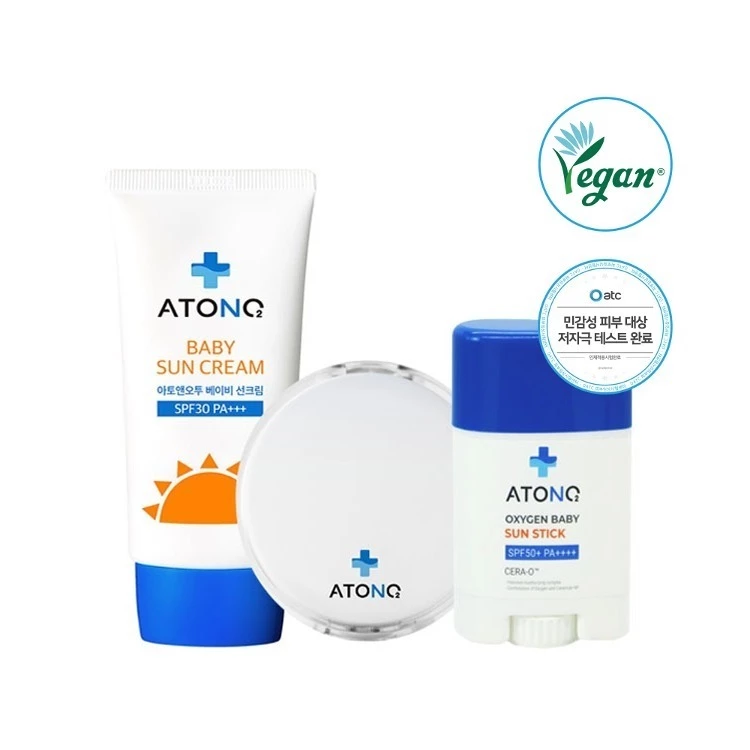 Sun Stick Chống Nắng Thuần Chay Oxygen Atono2 SPF50 PA++++ Cho Bé 6M+ (20 gram) tặng khăn ướt - Ảnh 4