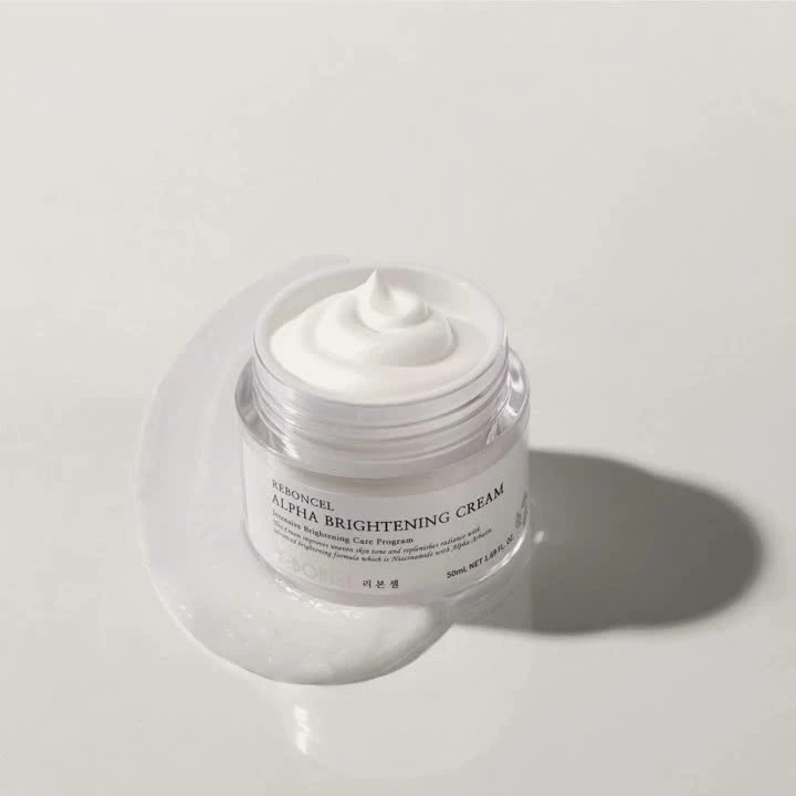 Kem làm trắng da, mờ nám Reboncel Alpha Brightening Cream 50ml tặng kcn EVOR + Minisize - Ảnh 4