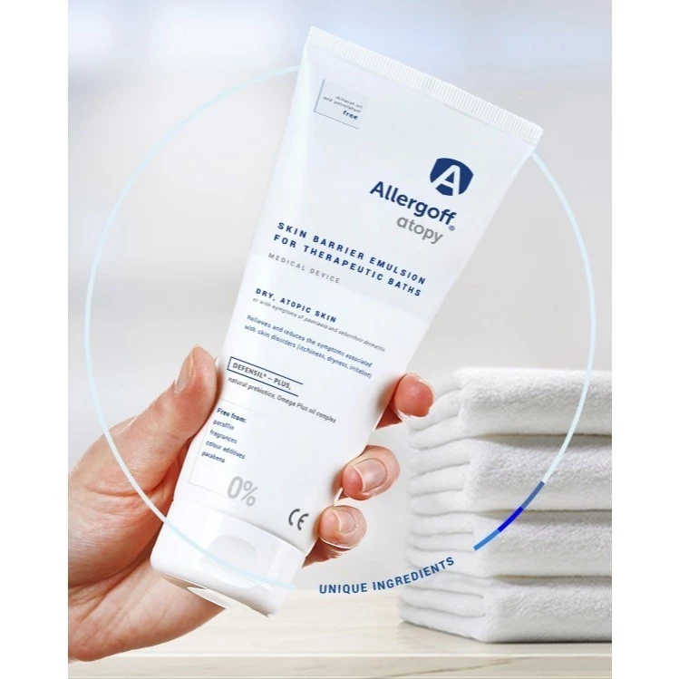 Sữa Tắm Chuyên Biệt Làm Dịu Da, Dưỡng Ẩm Allergoff Atopy 250ml tặng kcn EVOR - Ảnh 4