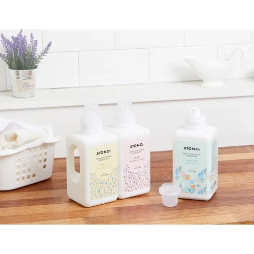 NƯỚC GIẶT THUẦN CHAY CAO CẤP ATONO2 CHO BÉ TỪ 0M+ thành phần 100% tự nhiên, pH trung tính, an toàn 1000ml