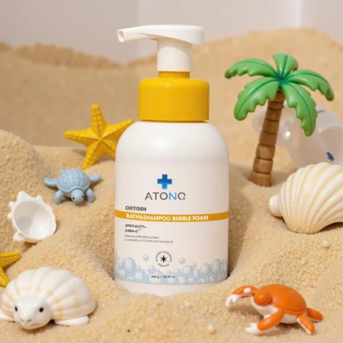 BỌT TẮM GỘI TOÀN THÂN ATONO2 OXYGEN 300g – CHO BÉ TỪ 0 TUỔI tặng khăn ướt