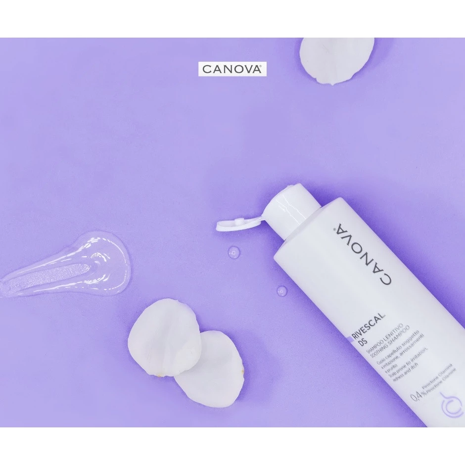 Canova Dầu gội làm dịu da, ngăn ngừa tiết bã nhờn dành cho da bị kích ứng da gàu Rivescal DS 200ml + BTT DR.SERA - Ảnh 2