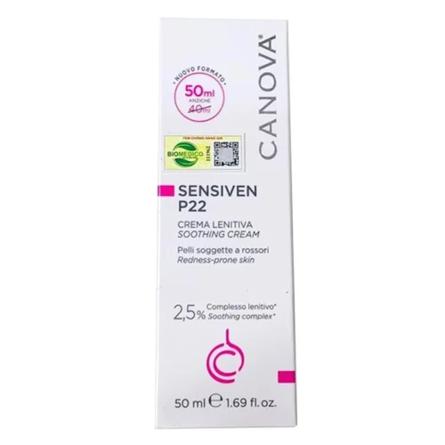 Canova Kem làm dịu da dưỡng ẩm dành cho da nhạy cảm Sensiven P22 Soothing Cream 50ml + KCN Evor