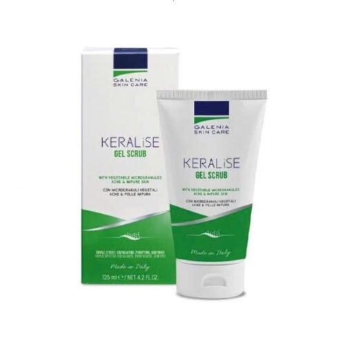 Galenia Skin Care Keralise Gel Scrub: Gel Rửa Mặt & Tẩy Tế Bào Chết Hỗ Trợ Giảm Mụn (125ml)